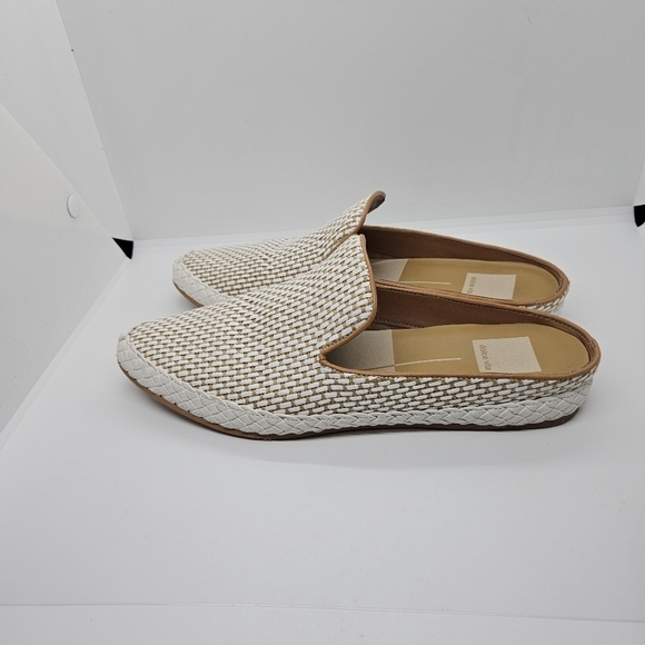 Dolce Vita white and tan woven mules size 6.5 - Picture 3 of 7
